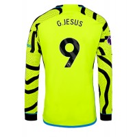 Arsenal Gabriel Jesus #9 Vonkajší futbalový dres 2023-24 Dlhy Rukáv